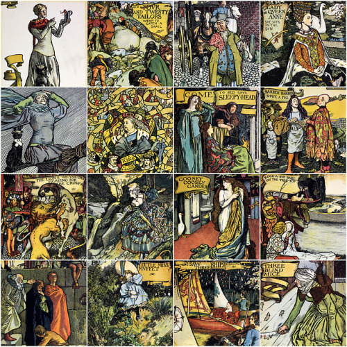 michaelmoonsbookshop:Old King Cole’s Nursery Rhymes [1901]illustrated by Byam Shaw [Sold]