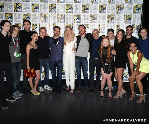 xmenmovies: The magnificent cast and filmmakers of X-Men: Apocalypse surprised fans at the 2015 Comi