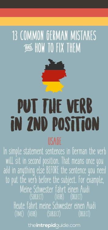 Some good tips right here! -&gt; 13 German Grammar Mistakes You Make &amp; How to Fix Them I