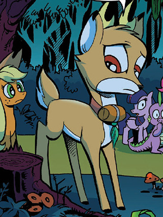 chongotheartist:  dragondicks:  sharped0:  wolfnanaki:  The new MLP comic introduces DEER and they’re basically the elves of the MLP universe. They harness magic from the natural environment, like zebras. They live at the very center of the Everfree