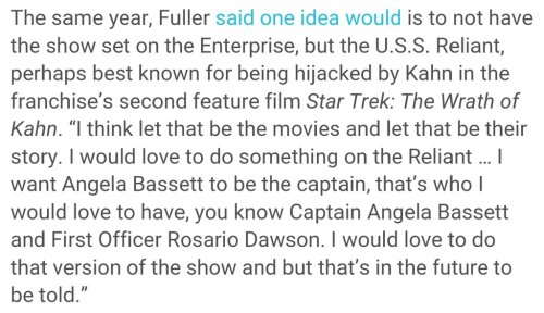 feministfangirl:mergowyn:wearewakanda:Star Trek revival: Bryan Fuller returning to command new serie