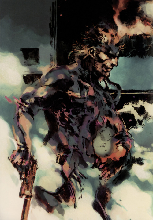 jasmineprasadillustration:  Some great pieces out of The Art of Metal Gear Solid 2 - Sons of Liberty.