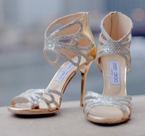 Melody Champagne & Gold Sandals by Jimmy Choo shoes, Jimmy Choo, sandals, strappy from HeelsFeti