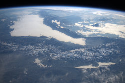 arsetculture:  The Alps in Winter via NASA http://ift.tt/1miLof5 