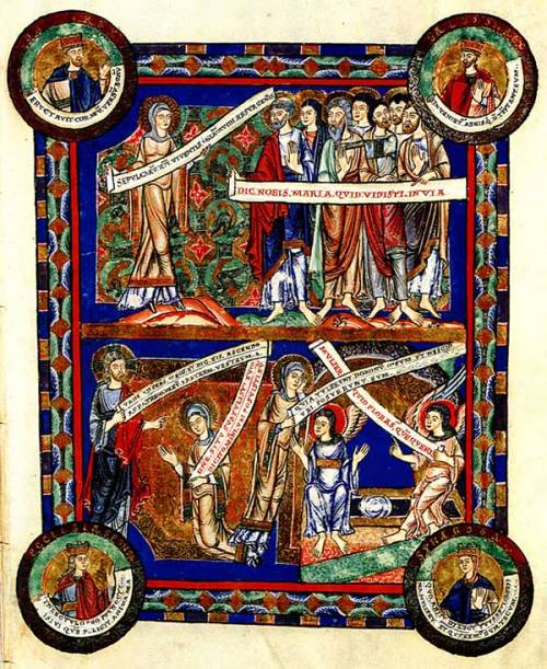 Illuminations from “The Gospels of Henry the Lion”, made ​​for the Duke of Saxony and Ba