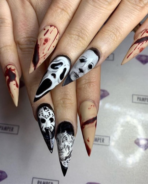 halloween nail art | Tumblr
