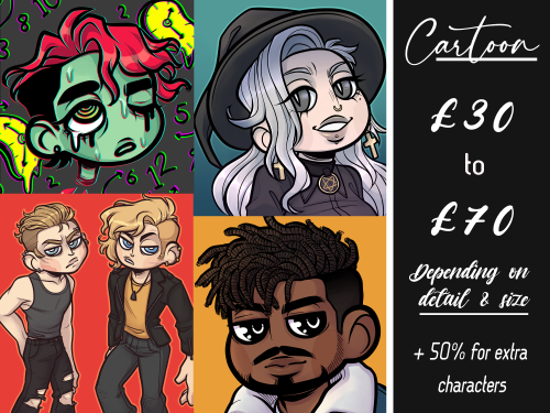 spacejellybeans:COMMISSIONS ARE OPEN!- 5 slots available -Will update as they’re taken!Send in a for