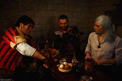   Summon the Bitches!The Witcher 3drunk witchers  Andrey as GeraltGrimorumFame as EskelMax as Lambertphoto by me