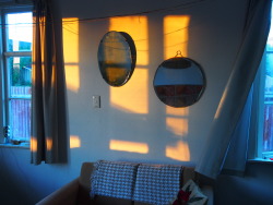 runawaysalad:  Digital 2015. We get the most beautiful sunset light in our home.