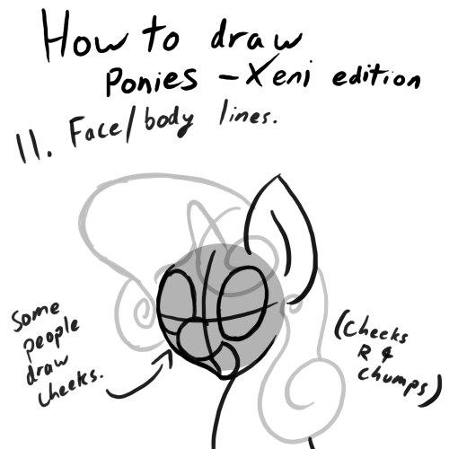 kasai-razebolt:   Just follow these easy steps steps to start your journey to becoming a Tru Blu Xeni!™ Eyes are just ovals, muzzles are a C shape, don’t be afraid to just try line after line till it looks right (I still hit CTRL+Z more times during