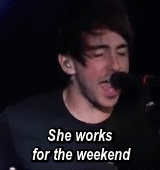 jackfreakingbarakat:  Various All Time Low songs’ first lines (live) (click the gifs to see source)