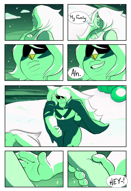mickleback:  PLEASE DO NOT REPOST, REMOVE MY CAPTION, OR CLAIM AS YOUR OWN   So a while back I was watching Lilo and Stitch with some pals and this scene really seemed to have some parallels with Amethyst… obviously Ame does have a family, one that