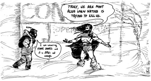 smidgeonink: wealdcomics: By Crom! is Rachel Kahn’s joke-a-panel autobiographical comic featur