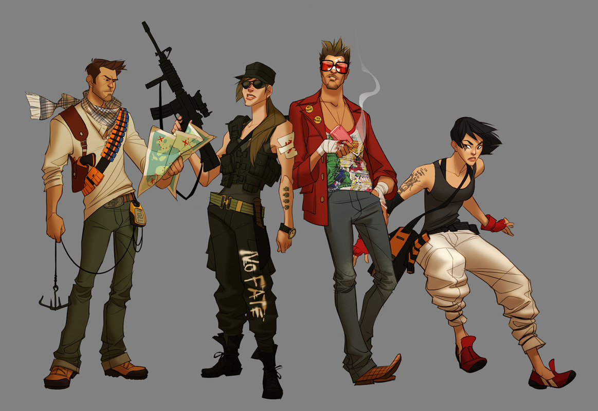 Sunset Overdrive Concept Art and Illustration by Vasili Zorin