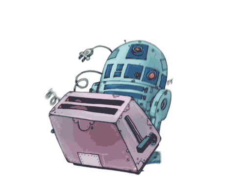 madebyabvh:  Original illustration by Dobrosav Bob Živković  Sacré R2-D2 :o)