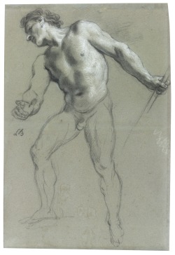 beardbriarandrose:  Louis De Boullogne the younger, standing male nude 