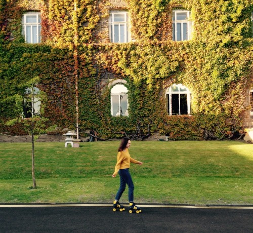 mustardskies: went for a lil evening rollerskate!