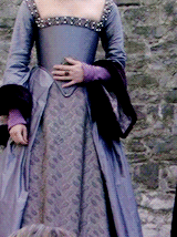 lochiels:make me choose: catherinedemedici asked↴anne boleyn’s execution dress on wolf hall or the t