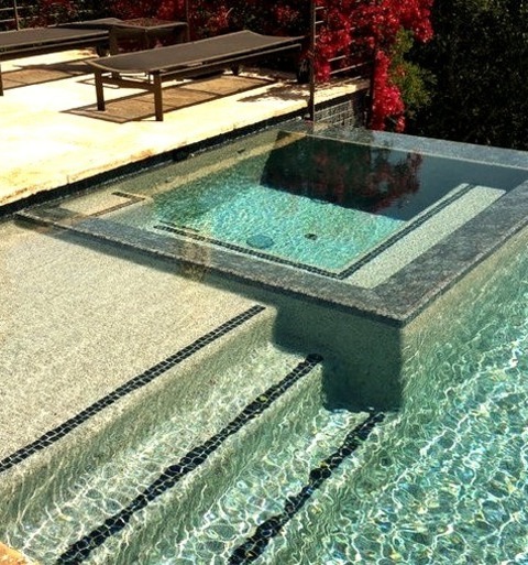 Poolhouse - PoolhousePicture Of A Large, Minimalist Backyard With A Rectangular Pool