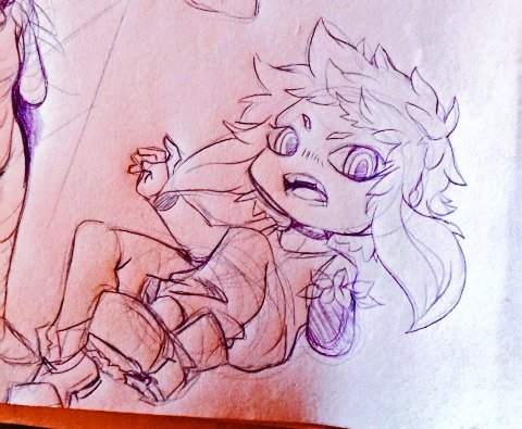 novallion:  Uwa I got a new pencil (that dislikes being erased) last night :’) while my roommate was play kh3 I was drawing ocs.