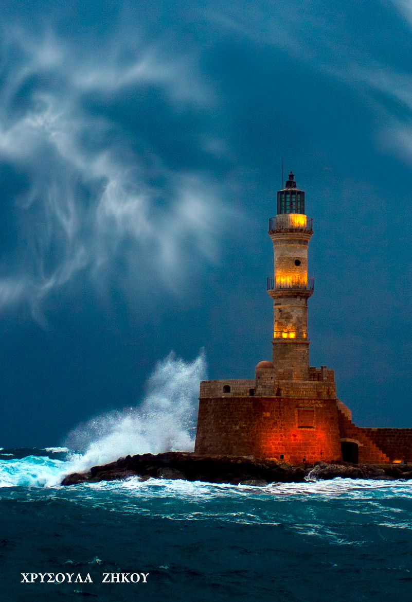djferreira224:  Lighthouse in Chania, Crete by Chriss Zikou