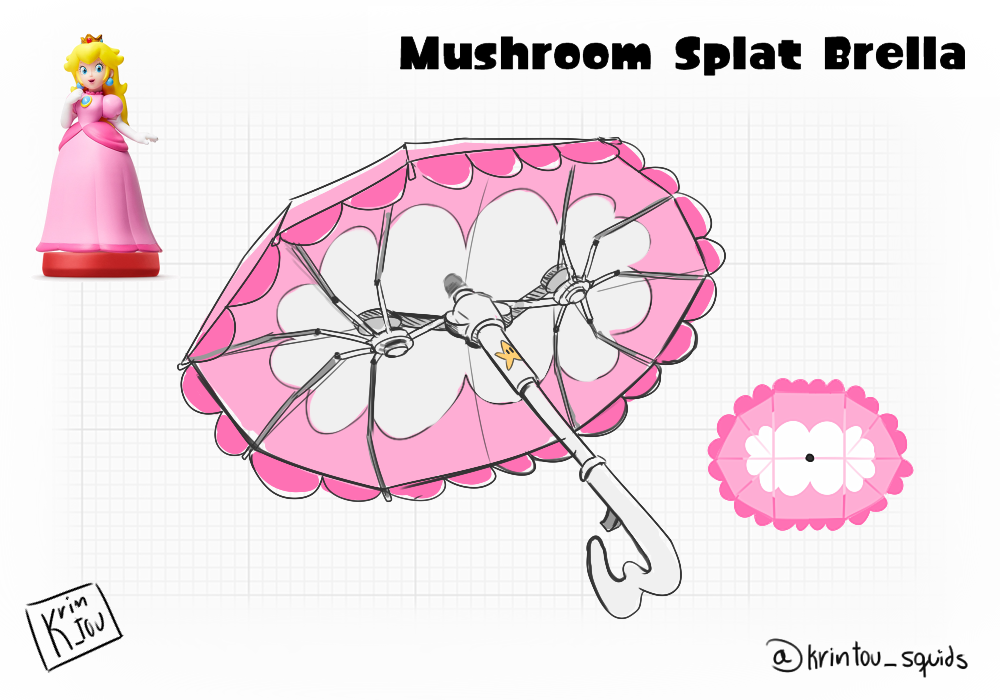 shoot-and-swim-ab:Amiibo + Weapon skins idea :^D Hope the names are fitting hehe