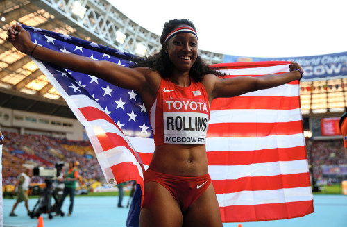 thefitrasta:  23 year old Brianna Rollins kickin ass  