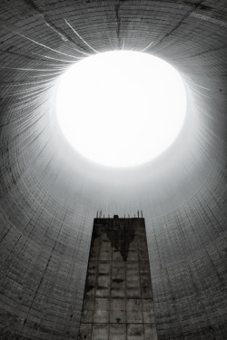 itscolossal:  Unfinished cooling tower at
