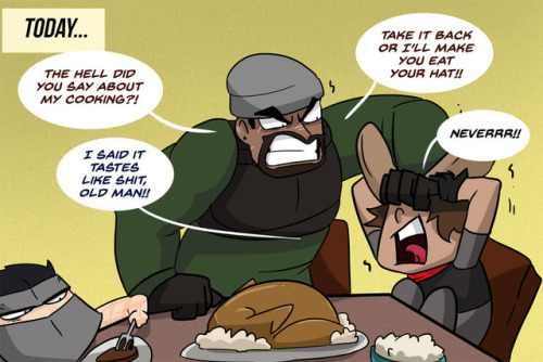 blackwatchguide: Don’t let them fool you, they’re very thankful for each other! :D [Read