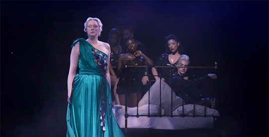 quasi-normalcy:victoriel:Gwendoline Christie in A Midsummer Night’s DreamHoly shit