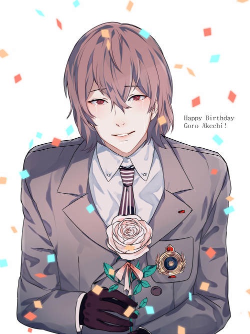 totomochi: I’M SUPER LATE BUT HAPPY BIRTHDAY GORO AKECHI!!