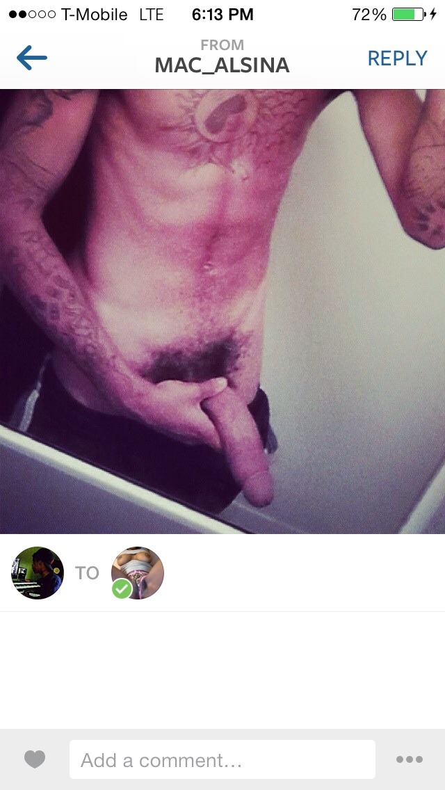 adirtylilsecret:  My homegirl sent me this of her old boyfriend. His name is Mac_Alsina