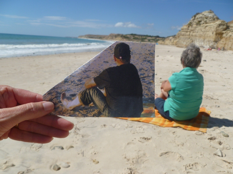 Dear Photograph,
This Valentine’s Day, just like every other day, I know my dear Dad is here at his favorite beach where I grew up. This is his final resting place and I know he is forever and always by my Mum’s side…together again.
- Bridgette