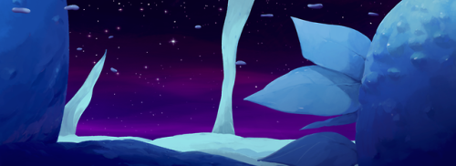 aymrc: A selection of Backgrounds made for Space Dandy #9, episode imagined and directed by Eunyoun