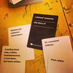 cortexiphankid47:  Of course we’re playing CAH. Always fun! May have more hands later. :)