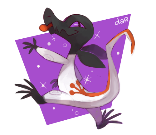 dar-draws: Day 15: Fave Poison - SALANDIT So I was gonna draw Dragalge (though it is just my third f