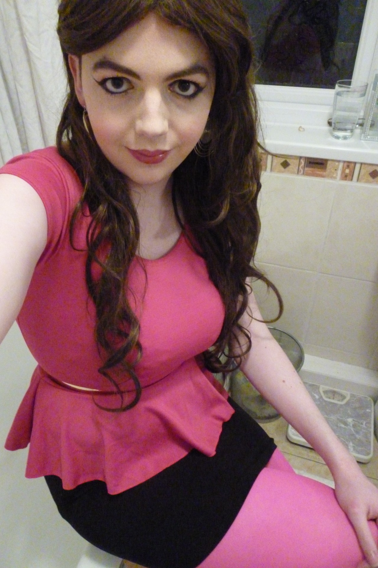 lucy-cd:  PicturesFirst outfit with pink tights, I’ve had them for a long time