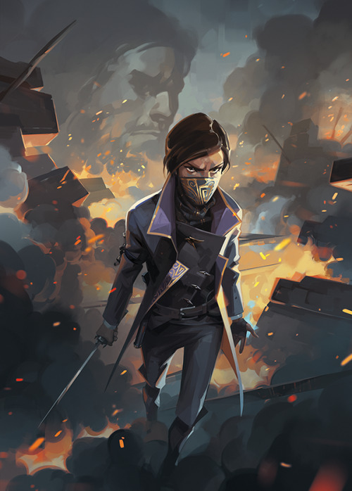 juliairish: My covers for Dishonored comicbooks (Titan Comics)