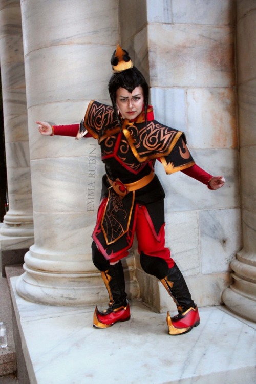 My Azula cosplay from Avatar: The Last Airbender!  I wore this last weekend at DragonCon, and I’m so