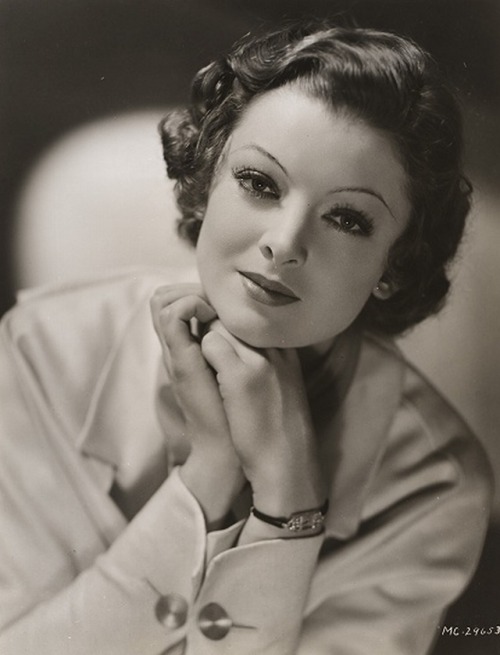 justadamelikeme:  Myrna Loy studio portrait for Wife vs. Secretary,1936