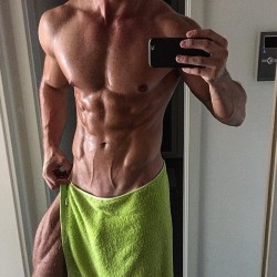 slovak-boys:  Slovak boy Roman in green towel