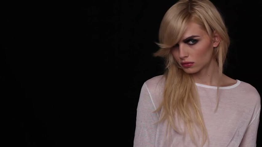 andrejpejicpage:  Screencaps: Andrej Pejic by Elfie Semotan. Selected Helmut Lang