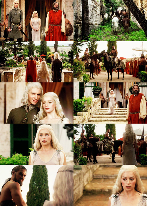 mermaidhotel:  Dany looked at Khal Drogo. His face was hard and cruel, his eyes cold