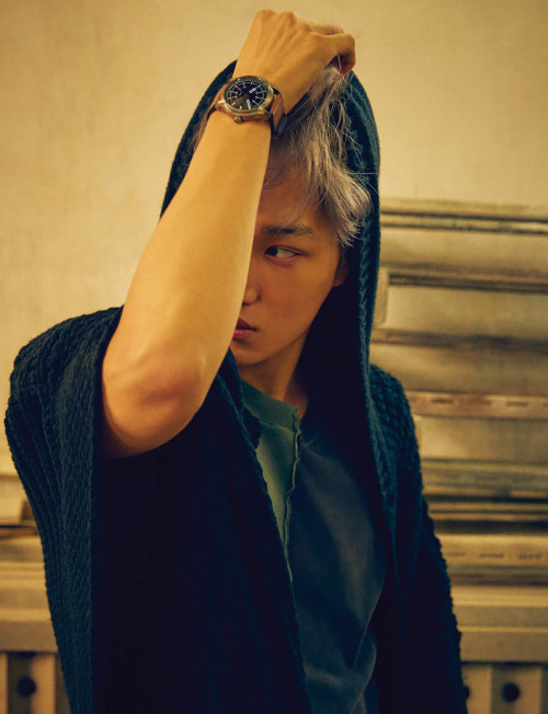 [HQ] EXO Kai for Dazed &amp; Confused Korea December 2016 (1300x1694)Bigger Pictures: 1 l 2