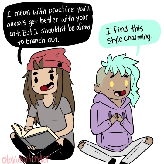 allaboutstupid: CoNsiSteNcY You’ll find your style.  Just keep drawing.  