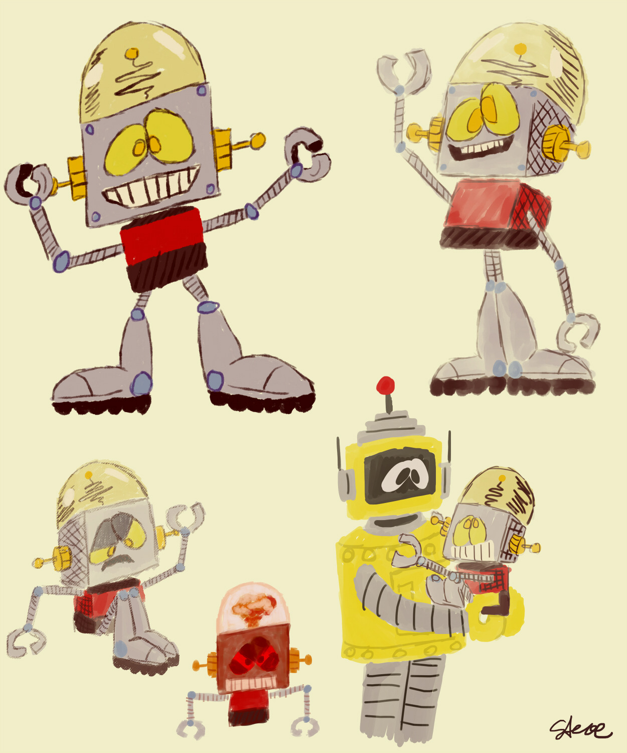 Characters robot jones Whatever Happened