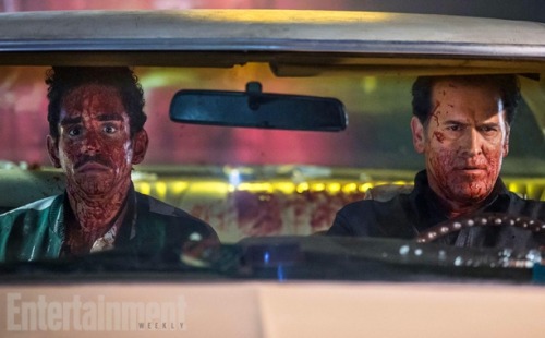 ATTENTION S-MART SHOPPERS! More new images from Ash vs. the Evil Dead, a new TV show starring Bruce 