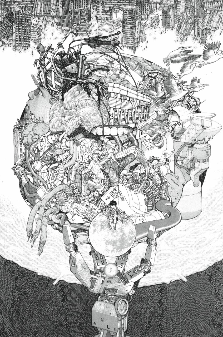 ungoliantschilde:  M.C. Escher and Otomo Katsuhiro.