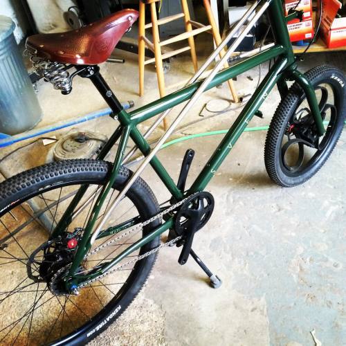 svencycles:  The forager is finally going back together can’t wait to get all the accessories on it 