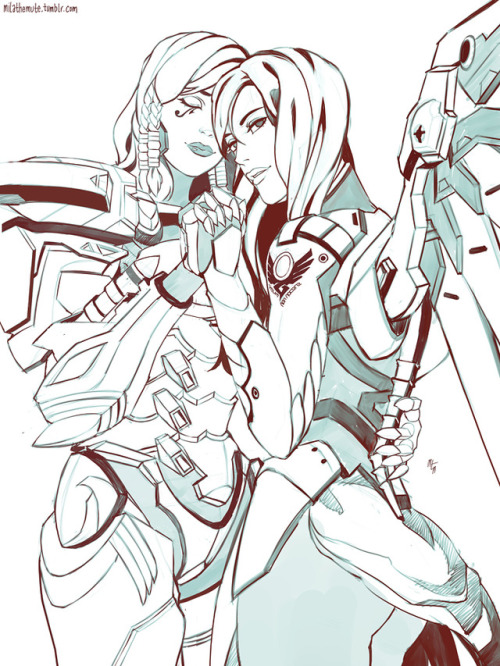 XXX milathemute:Pharmercy wip ~ ! photo